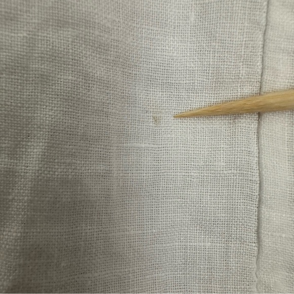 TERZO MILLENNO Linen Blouse Size L - Picture 6 of 6
